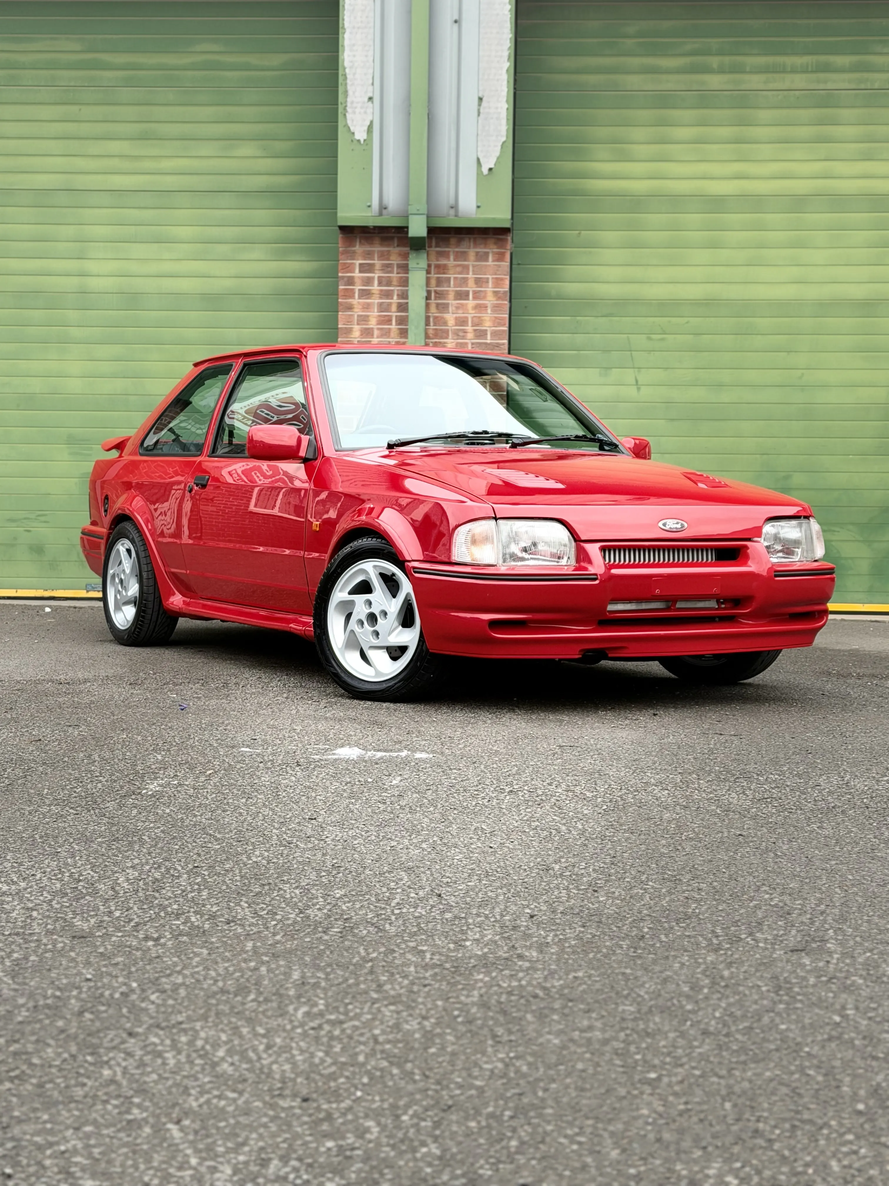 Vintage car finish before specialist maintenance detailing